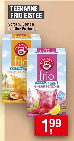 Teekanne Frio Eistee – verschiedene Sorten je 18er Packung