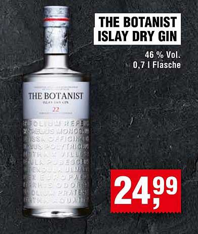 THE BOTANIST ISLAY DRY GIN 0,7 L