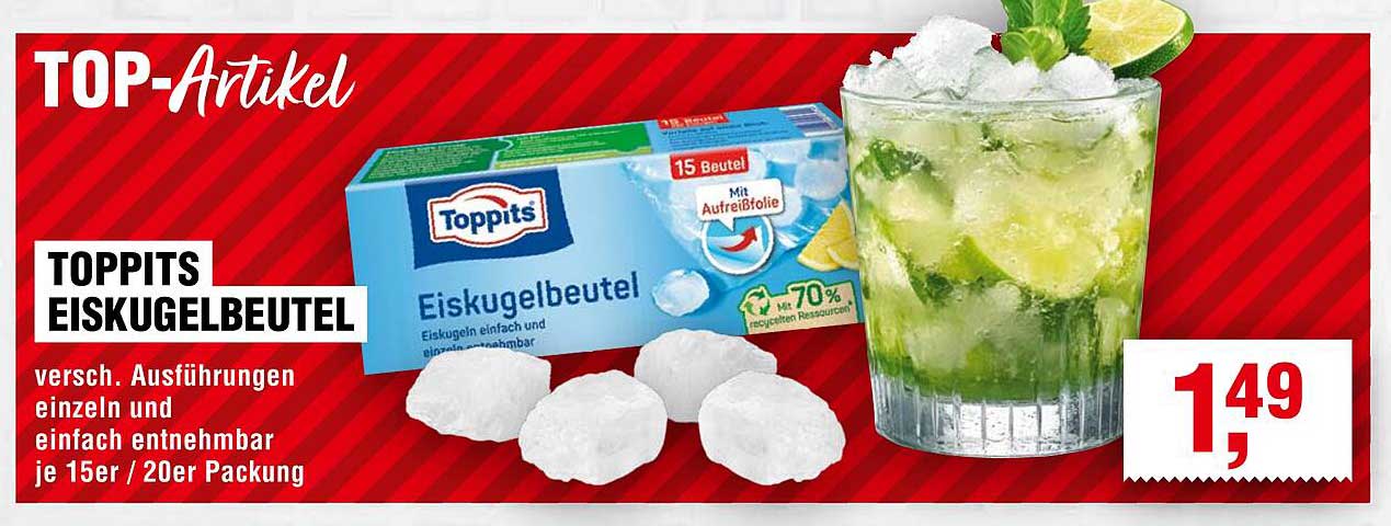 TOPPITS Eiskugelbeutel 15er Packung
