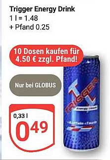 Trigger Energy Drink - Erfrischung pur!