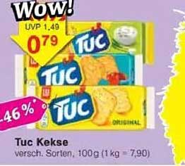 Tuc Kekse - Verschiedene Sorten für nur 0,79 €