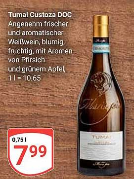Tumai Custoza DOC - Angenehm frischer und aromatischer Weißwein