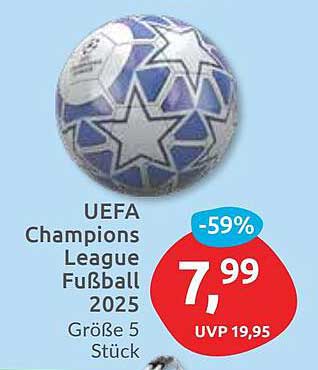 UEFA Champions League Fußball 2025