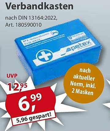 Verbandkasten nach DIN 13164:2022, Art. 180590010