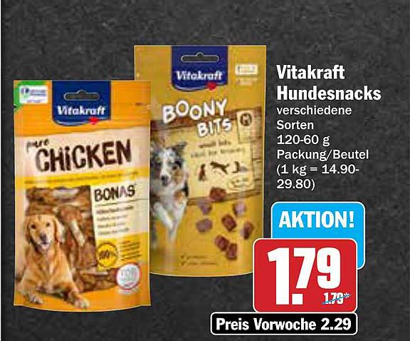 Vitakraft Hundesnacks verschiedene Sorten 120-60 g