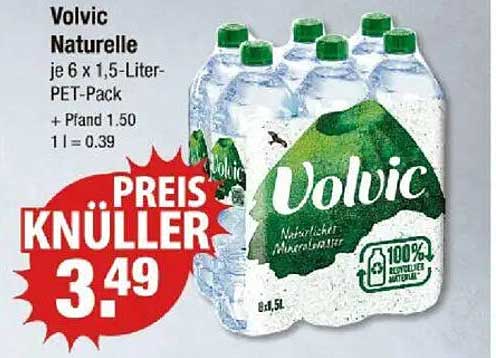 Volvic Naturelle 6 x 1,5-Liter-PET-Pack