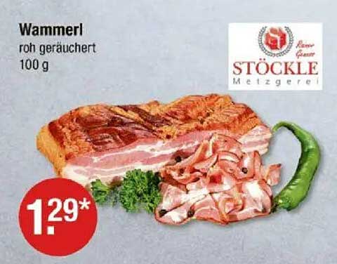Wammerl roh geräuchert 100 g