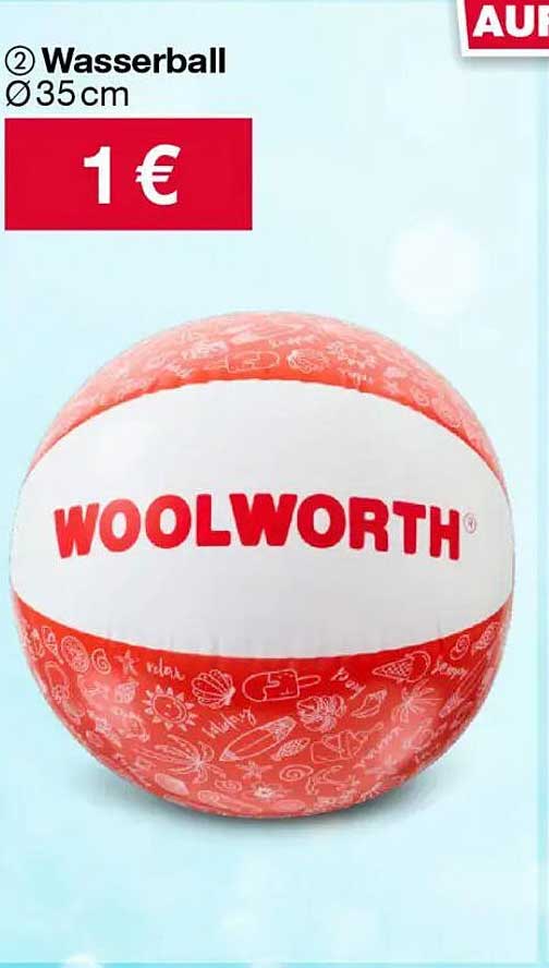 Wasserball Ø35 cm - Nur 1 €