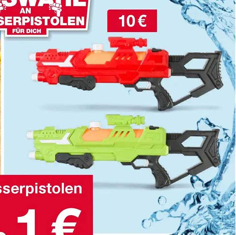 Wasserpistolen im Angebot bei Woolworth