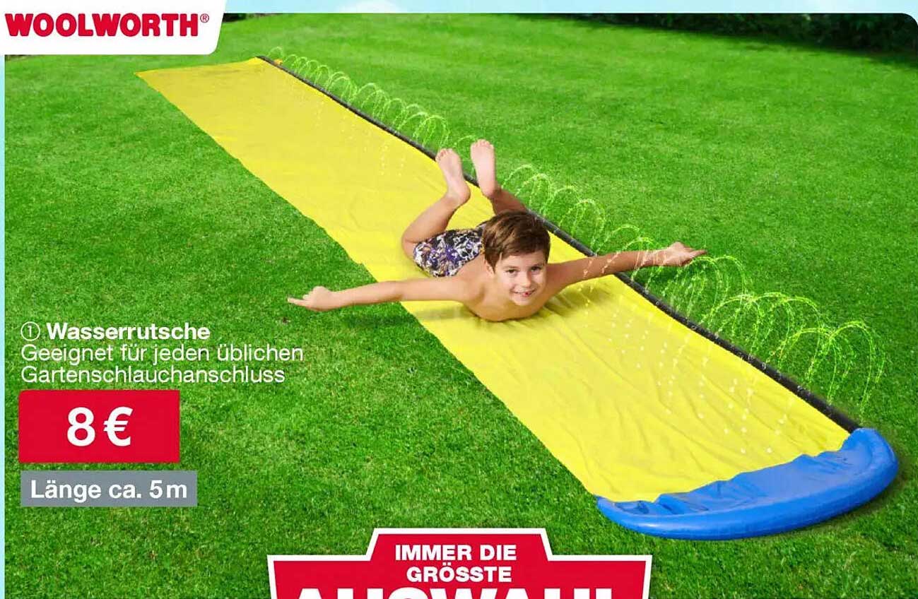 Wasserrutsche - Spaß für heiße Sommertage