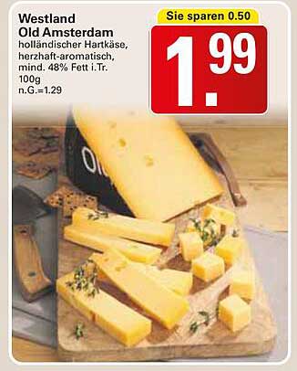 Westland Old Amsterdam – holländischer Hartkäse