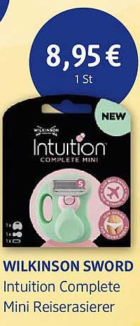 WILKINSON SWORD Intuition Complete Mini Reiserrasierer