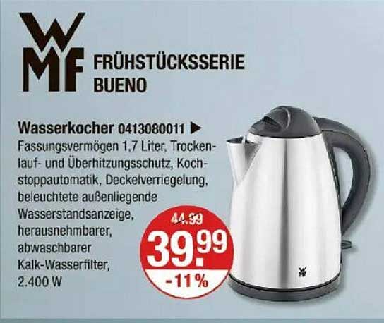 WMF Frühstücksserie Bueno Wasserkocher 0413080011