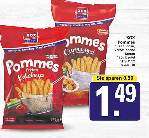 XOX Pommes aus Lauenau, verschiedene Sorten