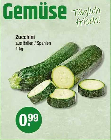 Zucchini aus Italien / Spanien