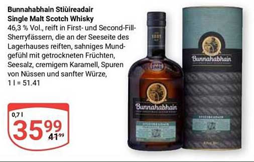 Bunnahabhain Stiùireadair Single Malt Scotch Whisky
