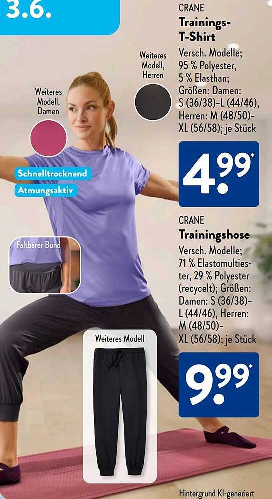 CRANE Trainings-T-Shirt