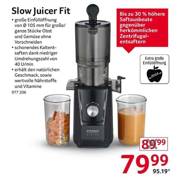 Slow Juicer Fit