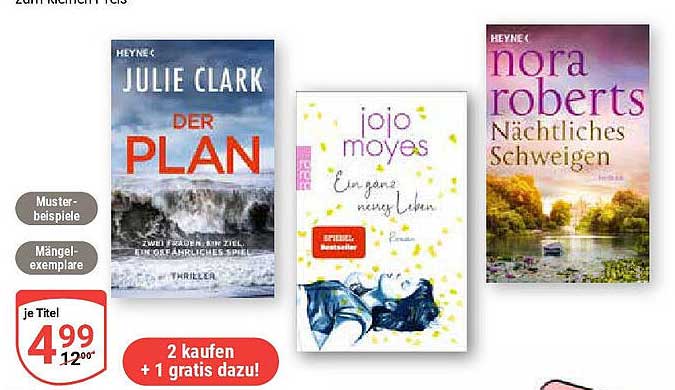 2 kaufen + 1 gratis dazu! (je Titel 4,99)