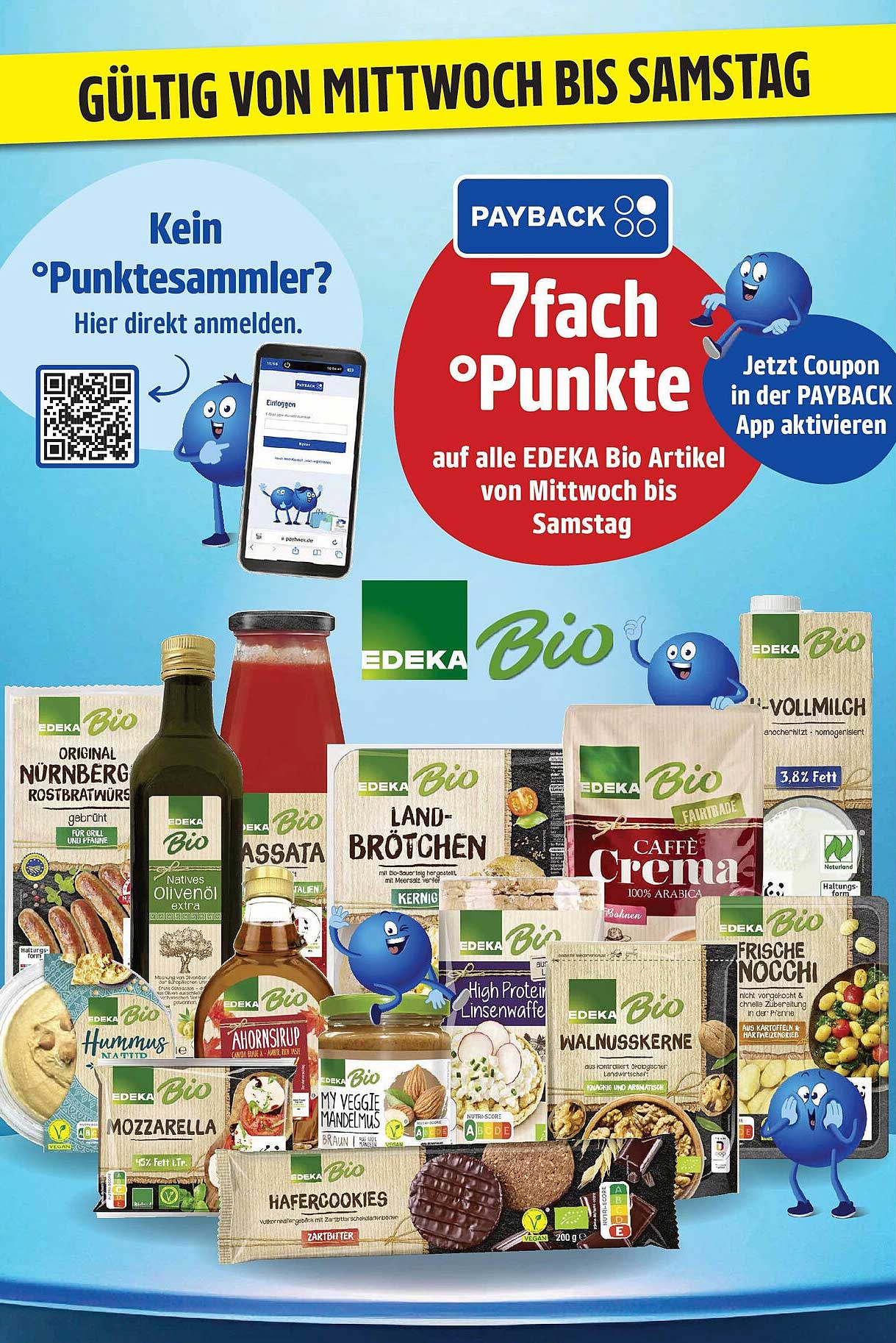 7-fach Punkte auf alle EDEKA Bio Artikel