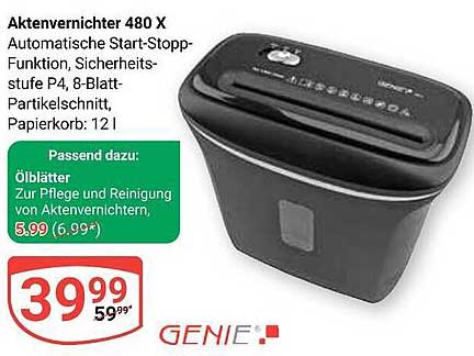 Aktenvernichter 480 X