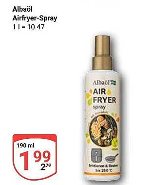Albaöl Airfryer-Spray 190 ml