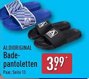 ALDIORIGINAL Badepantoletten