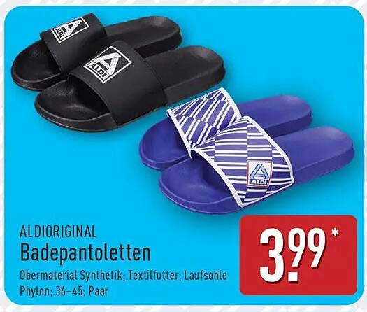 ALDIORIGINAL Badepantoletten