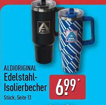 ALDIORIGINAL Edelstahl-Isolierbecher