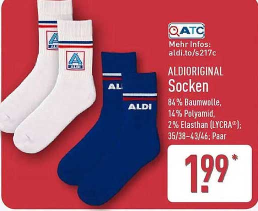 ALDIORIGINAL Socken