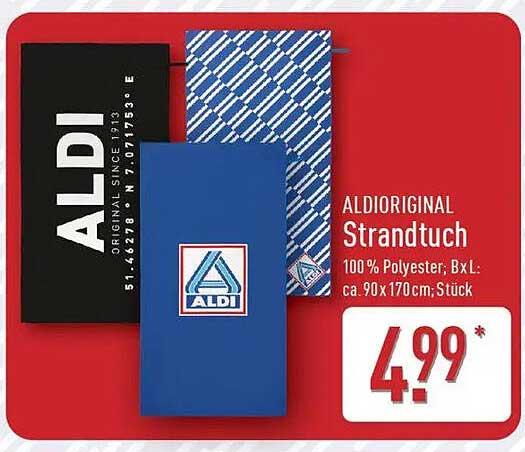 ALDIORIGINAL Strandtuch