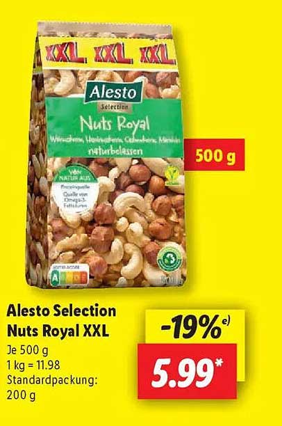 Alesto Selection Nuts Royal XXL
