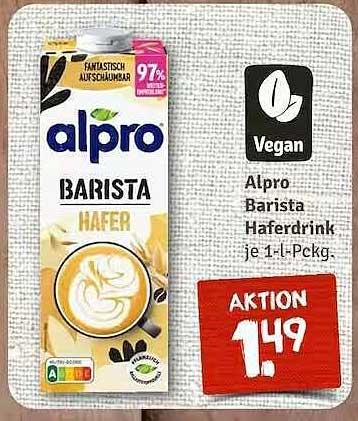 Alpro Barista Haferdrink 1-L-Pckg