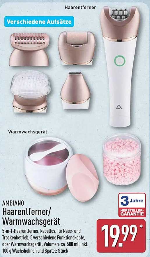 AMBIANO Haarentferner/Warmwachgerät