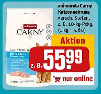 animonda Carny Katzennahrung – verschiedene Sorten