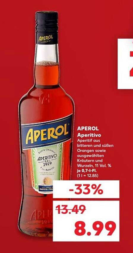 APEROL Apéritivo 0,7 L - Jetzt zum Aktionspreis!