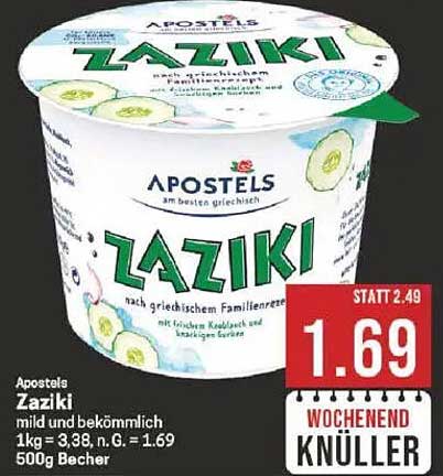 Apostels Zaziki 500g Becher