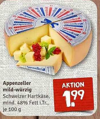 Appenzeller mild-würzig - Schweizer Hartkäse