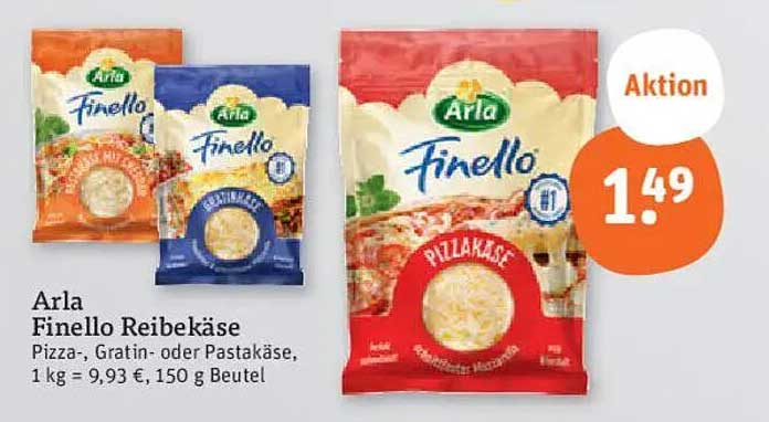 Arla Finello Reibekäse