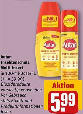 Autan Insekten- und Mückenschutz Multi Insect 100 ml