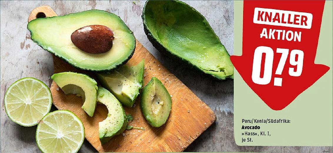 Avocado »Hass«, Kl. I, je St.