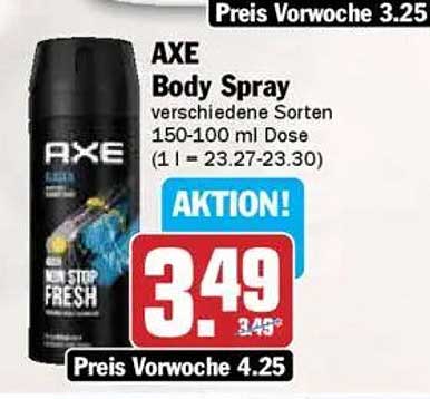 AXE Body Spray verschiedene Sorten 150-100 ml Dose