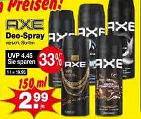 AXE Deo-Spray 150 ml - Vielfalt der Düfte