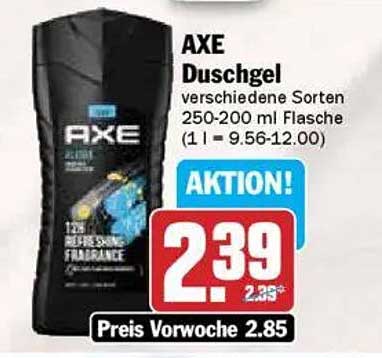 AXE Duschgel verschiedene Sorten 250-200 ml Flasche