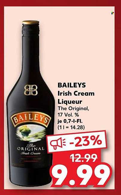 BAILEYS Irish Cream Liqueur 0,7 l