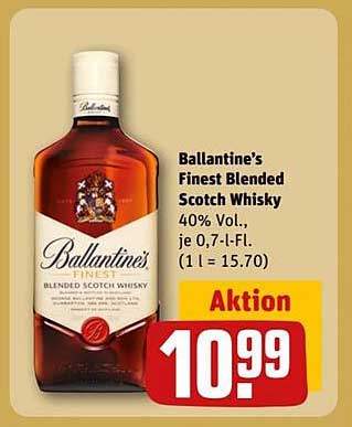 Ballantine's Finest Blended Scotch Whisky 0,7 l