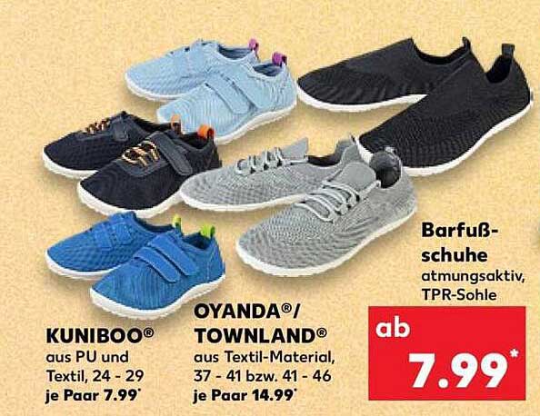 Barfußschuhe atungsaktiv, TPR-Sohle