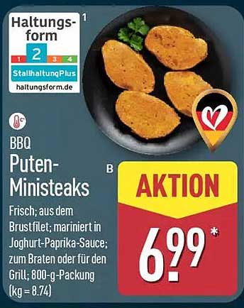BBQ Puten-Ministeaks