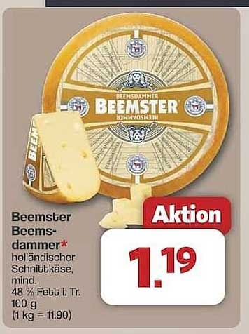 Beemster Beemsdammer holländischer Schnittkäse