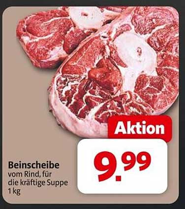 Beinscheibe vom Rind, für die kräftige Suppe 1 kg